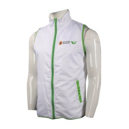 V177 design  white collared vest  volunteer  community vest manufacturer V177 design  white collared vest  volunteer  community vest manufacturer